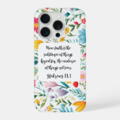 Hebrews 11:1 iPhone 15  Pro Case Hoesje (Achterkant)