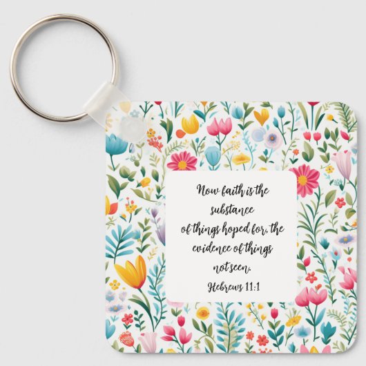 Hebrews 11:1 Keychain (Voorkant)