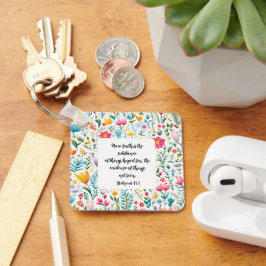 Hebrews 11:1 Keychain