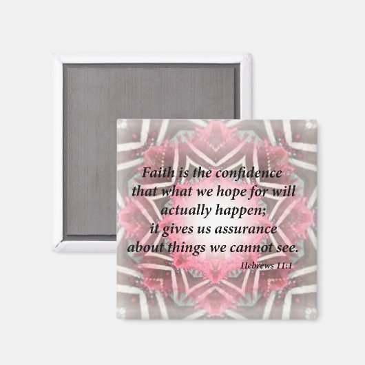 Hebrews 11:1 magneet (Voorkant / Achterkant)