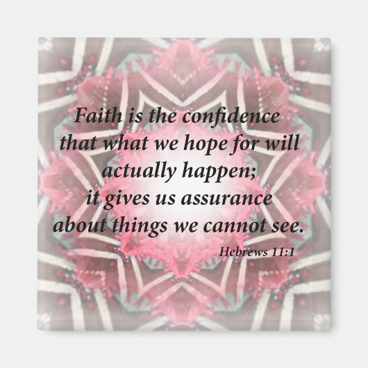 Hebrews 11:1 magneet (Voorkant)