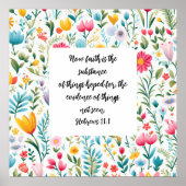 Hebrews 11:1 Poster (Voorkant)