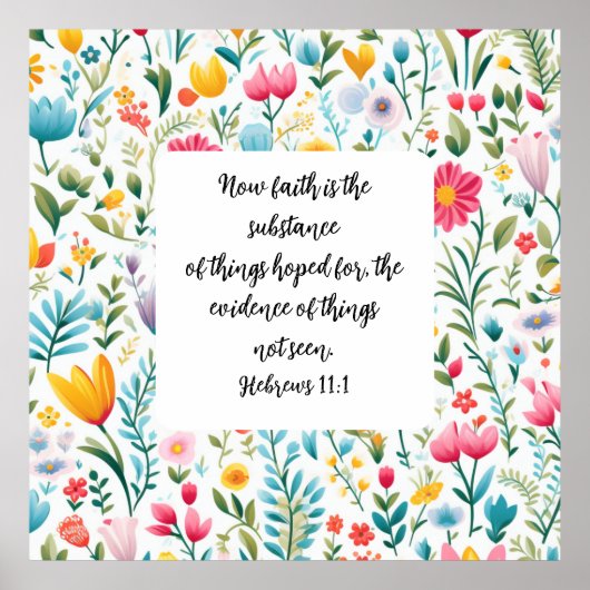 Hebrews 11:1 Poster (Voorkant)