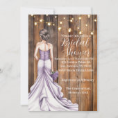 Hebrews 12:15 Graceful Bridal Shower Invitation Kaart (Voorkant)