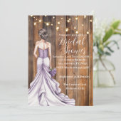 Hebrews 12:15 Graceful Bridal Shower Invitation Kaart (Staand voorkant)