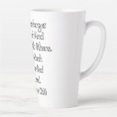 Hebrews 13:16 Bible Verse Latte Mok (Rechts)