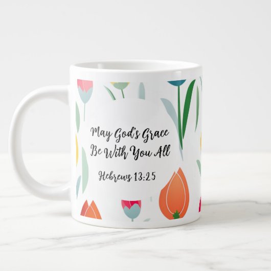 Hebrews 13:25 Coffee Mug Grote Koffiekop (Links)