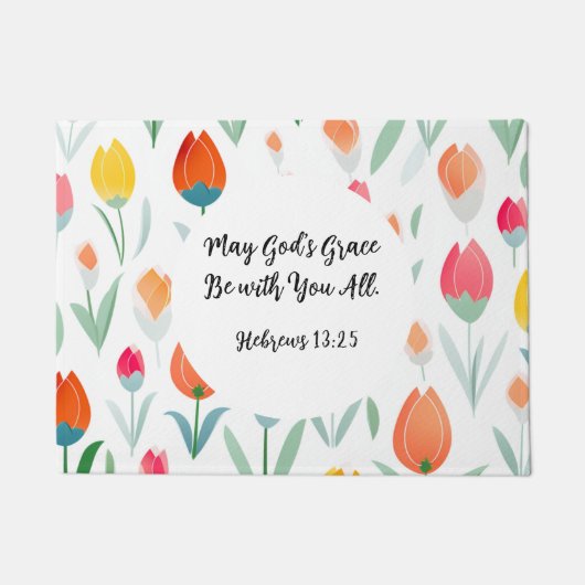 Hebrews 13:25 Doormat Deurmat (Voorkant)