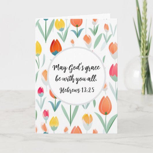 Hebrews 13:25 Greeting Card Kaart (Voorkant)