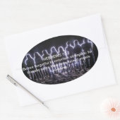 HEBREWS 13:2-BINNENHOEK OVALE STICKER (Envelop)