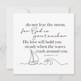 HEBREWS 6:19 - Persoonlijke Notitiekaart Notitiekaartje