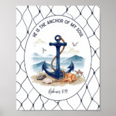 Hebrews 6:19 Wall Art & Decor Poster (Voorkant)