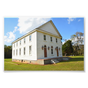 Hebron Church, Johns Island, South Carolina Foto Afdruk