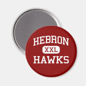 Hebron - Hawks - Middelbare school - Hebron Indian Magneet (Voorkant / Achterkant)