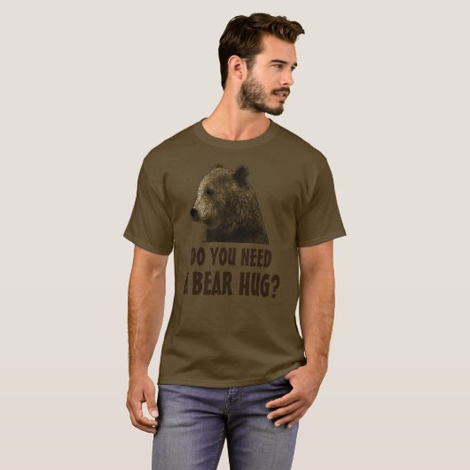 Hebt u een Beer Hug Gay Beer nodig? T-shirt (Voorkant volledig)