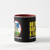 Hebt u een vlag-Mok? Mok (Midden)