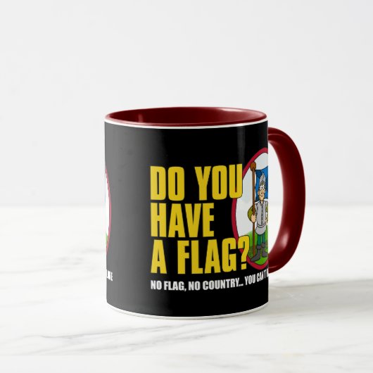 Hebt u een vlag-Mok? Mok (Voorkant rechts)