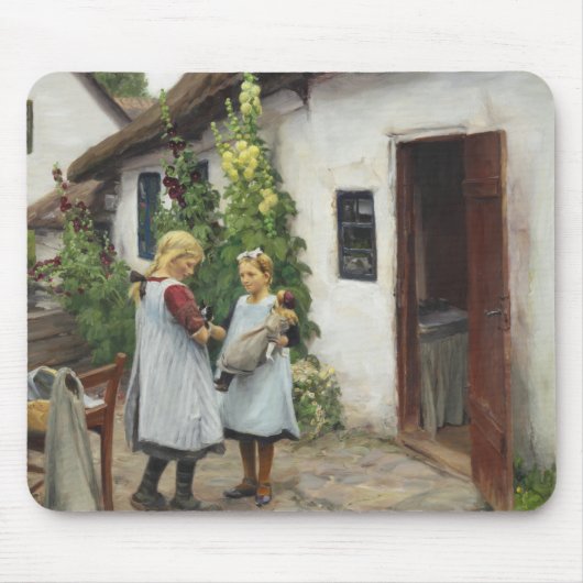 Hebt u mijn katje gezien? (door H.A. Brendekilde) Muismat (Voorkant)