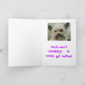 Hebt u ooit een slechte haardag gehad? kaart (Binnen)