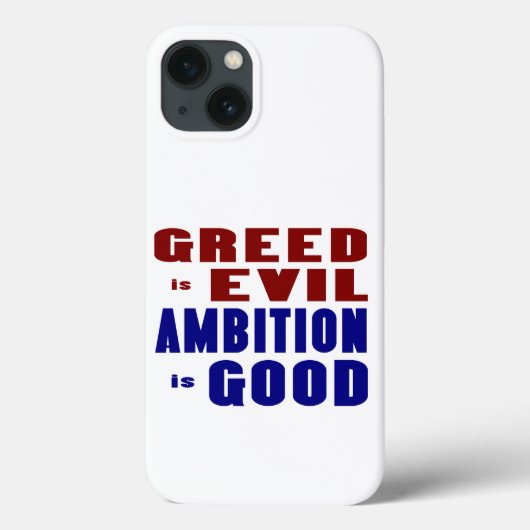 Hebzucht en ambitie Case-Mate iPhone case (Achterkant)