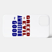 Hebzucht en ambitie Case-Mate iPhone case (Achterkant (horizontaal))