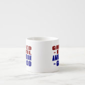 Hebzucht en ambitie espresso kop (Voorkant)