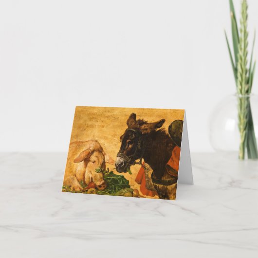 Hebzuchtig en lui, gematigd en ijverig bedankkaart (Voorkant)