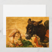 Hebzuchtig en lui, gematigd en ijverig feestdagenkaart (Voorkant / Achterkant)