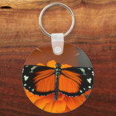 Hecale Longwing Butterfly Sleutelhanger (Voorkant)