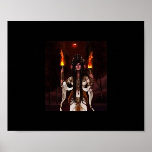 Hecate A Pagan underworld Goddess Poster (Voorkant)