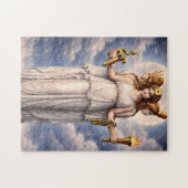 Hecate Drievoudige Godin Hemelse Maan Kunst – myth Legpuzzel (Horizontaal)