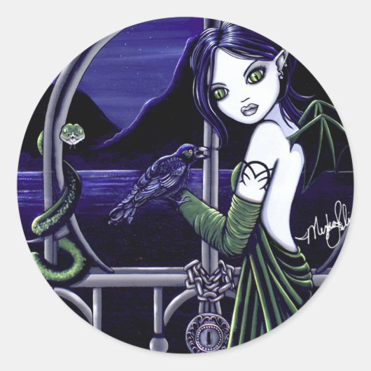 Hecate Goddes Onderwereld Fairy Stickers (Voorkant)