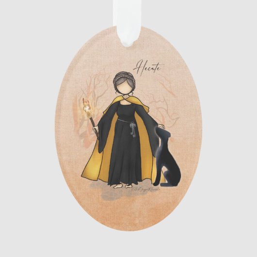 Hecate Goddess Ornament (voorkant)