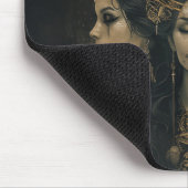 Hecate, godin van de hekserij, drievoudige maan go muismat (Hoek)