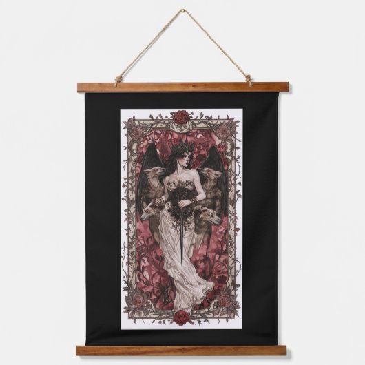 Hecate Godin van de Poort Hangend Wandkleed (Voorkant)