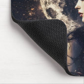 Hecate Godin van Hekserij Drievoudige Maan Godin 6 Muismat (Hoek)