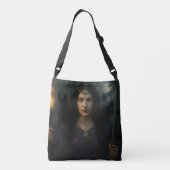 Hecate, godin van het kruispunt crossbody tas (Achterkant)