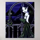 "Hecate" Gothic Underworld Faery Poster (Voorkant)
