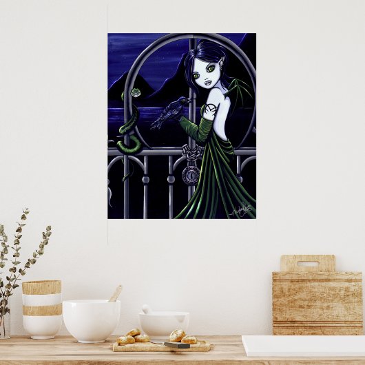 "Hecate" Gothic Underworld Faery Poster (Keuken)