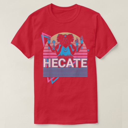 Hecate Greek Goddess of Witchcraft T-shirt (Design voorkant)