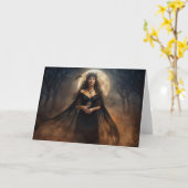 Hecate Griekse Godin Groet Kaart (Gele Bloem)