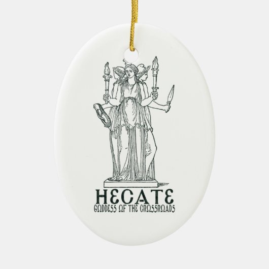 Hecate Keramisch Ornament (Voorkant)