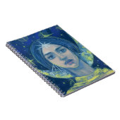 Hecate, moongodin, pastelschilderingen, fantasieku notitieboek (Rechterzijde)