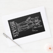 Hecate Rechthoekige Sticker (Envelop)
