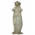 Hecate Sculpture Staand Fotobeeldje<br><div class="desc">Acrylfotosculptuur van een standbeeld van Hecate, een oude godin, vaak afgebeeld in drievoudige vorm, zoals hier te zien is, en in verschillende opzichten geassocieerd met kruiswegen, ingangen-wegen, vuur, licht, de maan, magie, hekserij, kennis van kruiden en giftige planten, necromanie en sorcerie. Ze heeft een heerschappij over de aarde, het zee...</div>