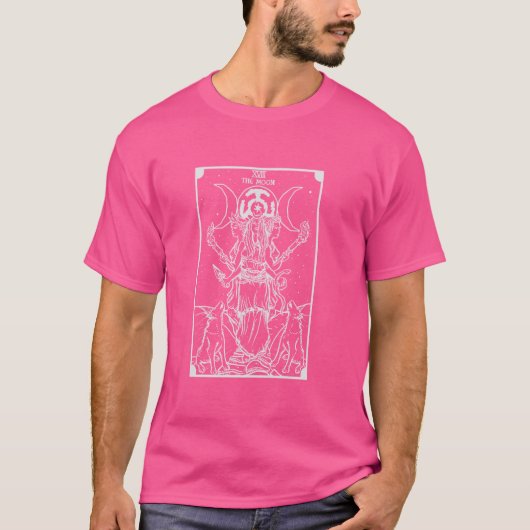 Hecate Triple Moon Goddess Witch Hekate Wheel Taro T-shirt (Voorkant)