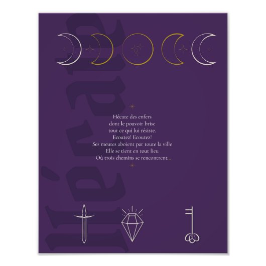 Hécate-weergave Foto Afdruk (Voorkant)