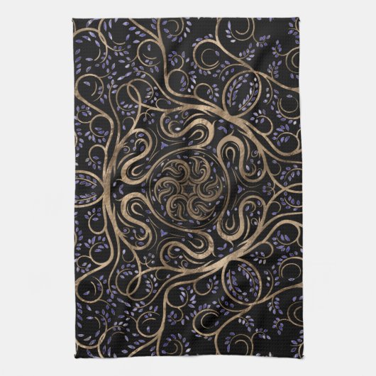 Hecate Wheel Ornament Theedoek (Verticaal)