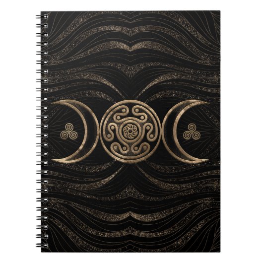 Hecate Wheel Triple Moon Notitieboek (Voorkant)
