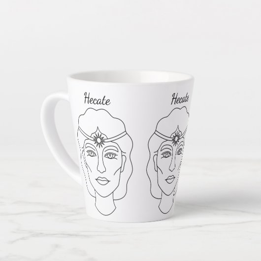 Hecate Wiccan Goddess of Witchcraft and Magic Latte Mok (Linkerhoek)